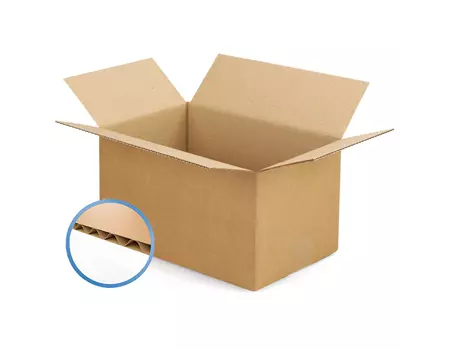 Caisse carton américaine simple cannelure 40 x 30 x 30 cm | BOC1051-L | Bulteau Systems