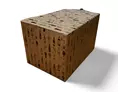 Caisse d'expédition pour 24 bières kraft, avec croisillons de protection 48,1 cm x 36,5 cm x 24 cm | OD3031 | Bulteau Systems