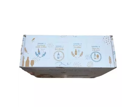 Coffret découverte de 4 bières 33 cl – blanc – 32 x 11,5 x 24 cm | OD3034 | Bulteau Systems