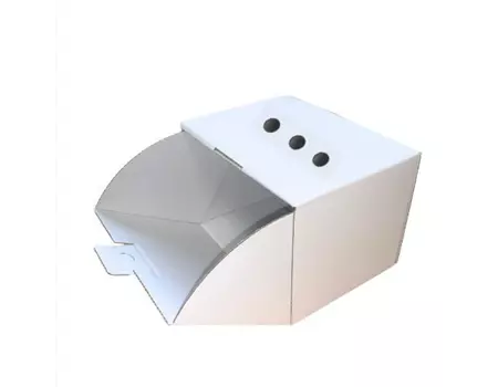 Distributeur de pré-rolls carton avec tiroir blanc CBD -  14,50 x 11,5 x 11 cm | OD3035 | Bulteau Systems