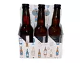 Pack bières 6 bouteilles 33 cl – Blanc – 22,5 x 19 x 12,5 cm | OD3038 | Bulteau Systems