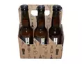 Pack bières 6 bouteilles 33 cl – Kraft – 22,5 x 19 x 12,5 cm | OD3039 | Bulteau Systems