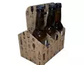 Pack bières 6 bouteilles 33 cl – Kraft – 22,5 x 19 x 12,5 cm | OD3039 | Bulteau Systems