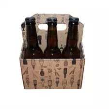 Panier bières 6 bouteilles 33 cl – Kraft – 19,5 x 13,5 x 23,5 cm