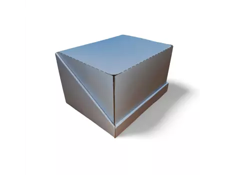 Présentoir carton pré-rolls CBD fermable blanc personnalisable  – 48 emplacements 22 x 17 x 13 cm | OD3051 | Bulteau Systems