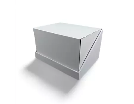 Présentoir carton pré-rolls CBD fermable blanc  – 48 emplacements 22 x 17 x 13 cm | OD3052 | Bulteau Systems