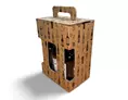 Pack bière 6 bouteilles 33 cl avec poignée Kraft 18 x 12,3 x 23 cm | OD3037 | Bulteau Systems