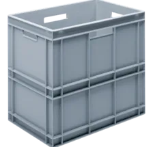 Bac gerbable standard norme Europe 600 x 400 x 235 mm